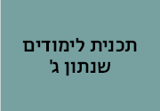 תכנית שנתון ג