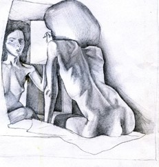 תמונה מס' 11. גיל יפמן, "מכתב לראי". רישום